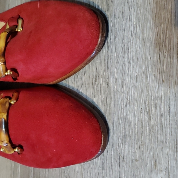 *SOLD*Gucci Vintage Suede Loafers 6 - Picture 2 of 12